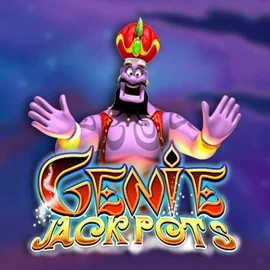 Genie Jackpots slot logo by Blueprint Gaming at Winplace Casino