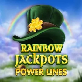 Enjoy Rainbow Jackpots Power Lines by Red Tiger Gaming – logo hosted on winplacee.com