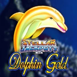 Jackpots logo of Dolphin Gold with Stellar Jackpots from Lightning Box Game at Winplace Casino