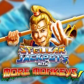 Play the Stellar Jackpots with More Monkeys slot by Lightning Box Game on Winplace Casino